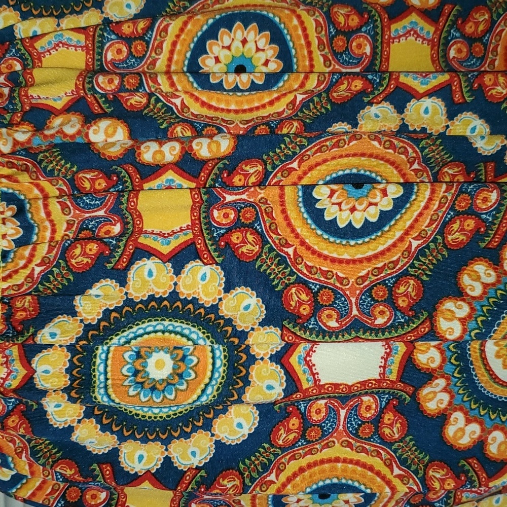 Like New Love Brand Women's Surplice Medallion Maxi Sundress Size Small - Picture 5 of 11